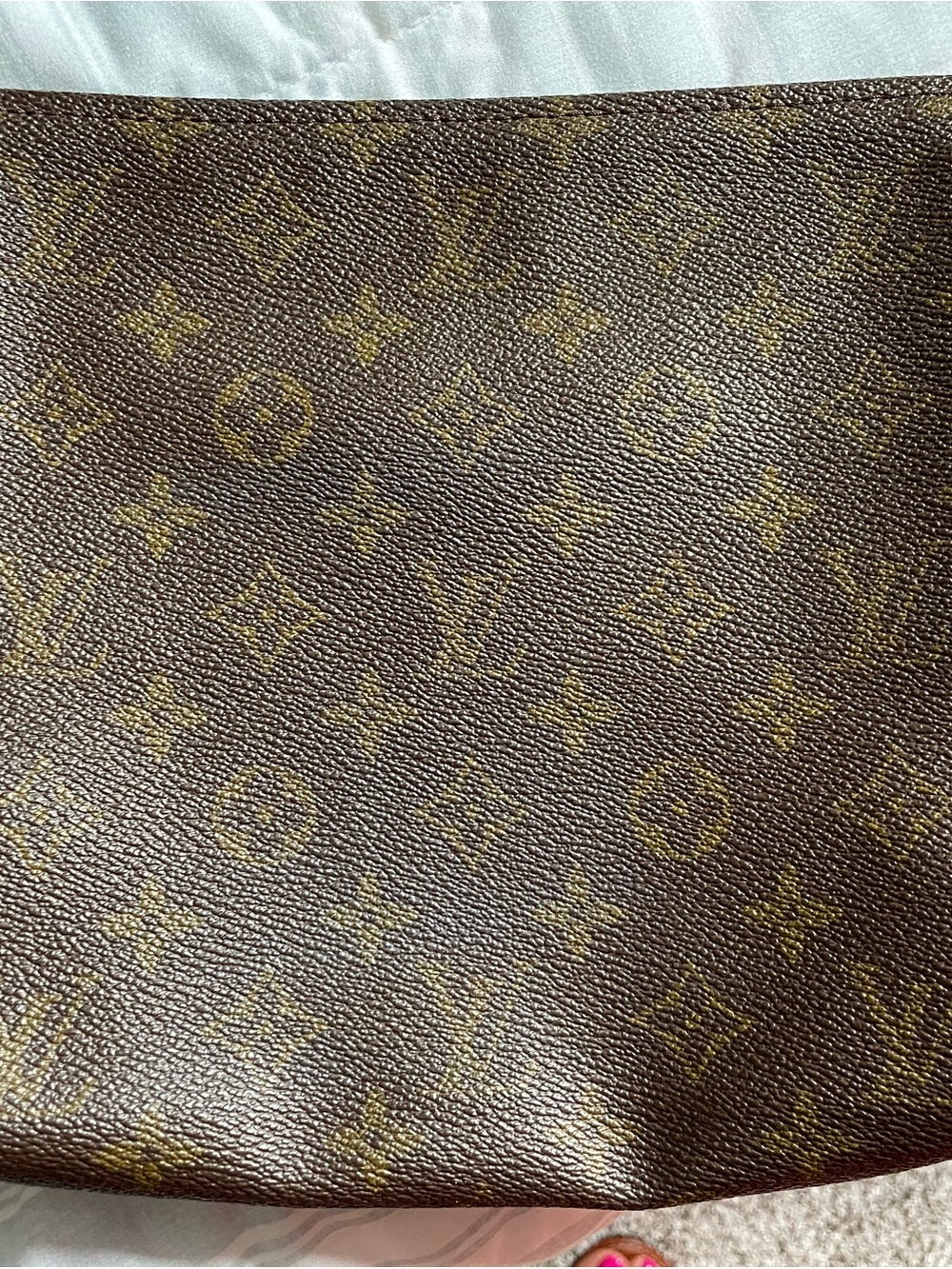 Louis Vuitton Brown Monogram Canvas Pouch